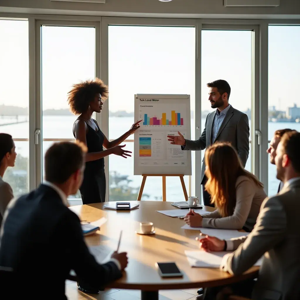 Modern office environment